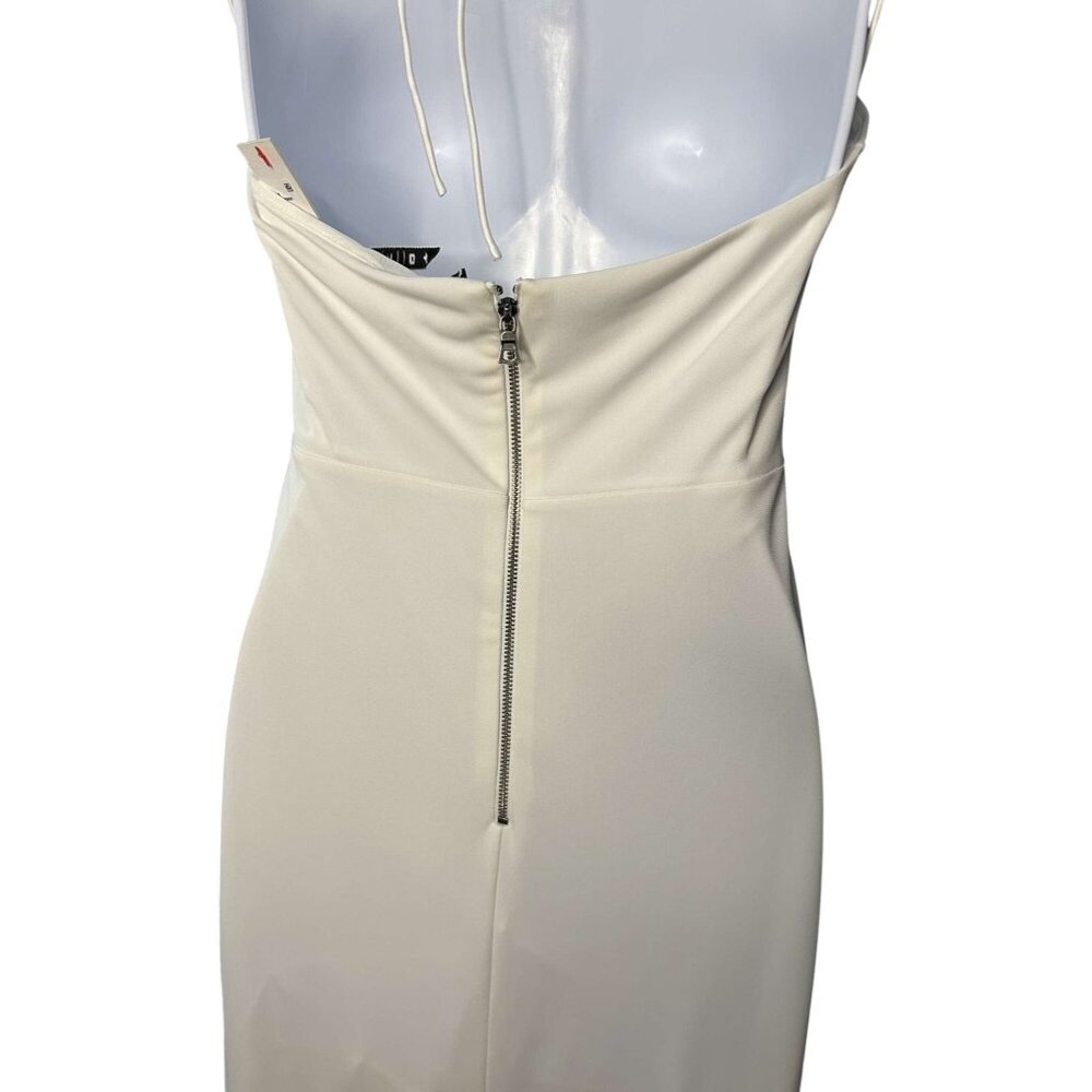 Alice + Olivia Valli Off-White Cut-Out Maxi Dress Size 6, Elegant & Rare - Picture 7 of 16